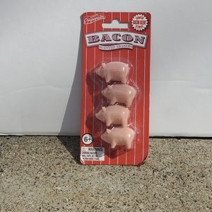 - New in package pig erasers - bacon scented